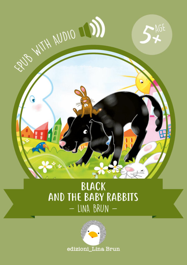 BLACK AND THE BABY RABBITS WITH AUDIO